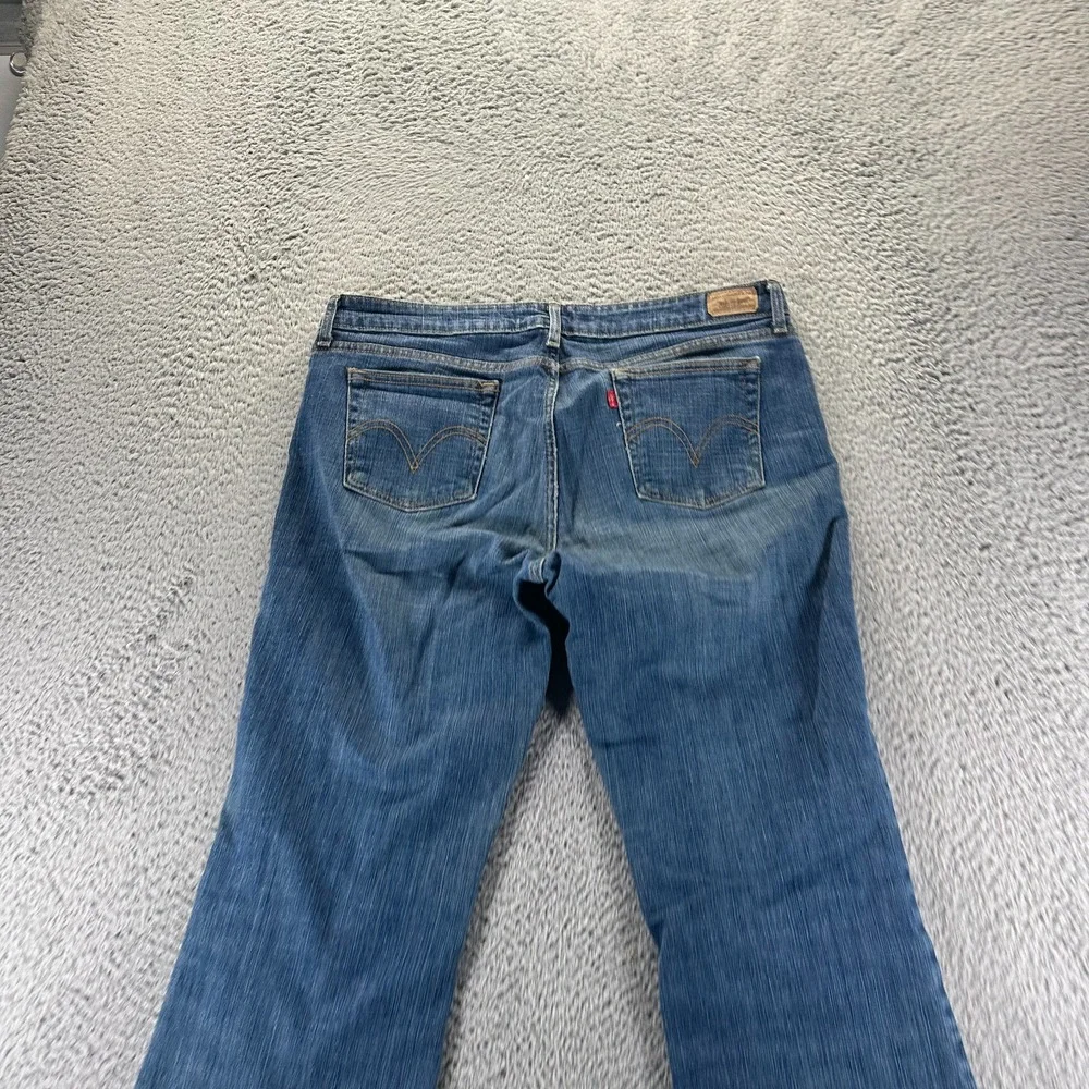 Levi's 515 Jeans‎ Womens 36x30 Blue Cotton Denim Bootcut Workwear Faded Travel